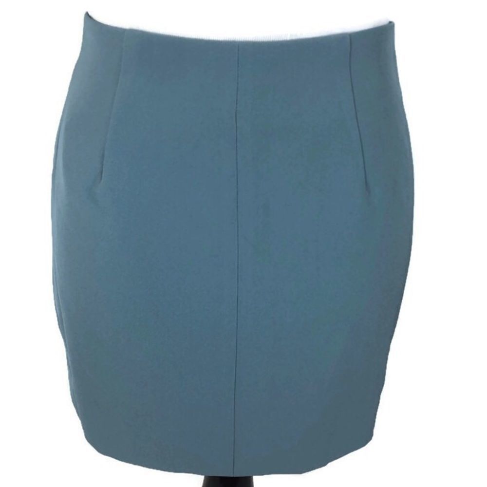 Forever 21 Blue Mini Skirt with Zipper Size Small - Picture 6 of 8
